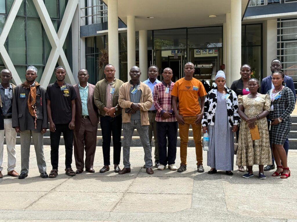 Ugandan and Tanzanian EACOP-impacted community representatives attend the ruling at the EACJ