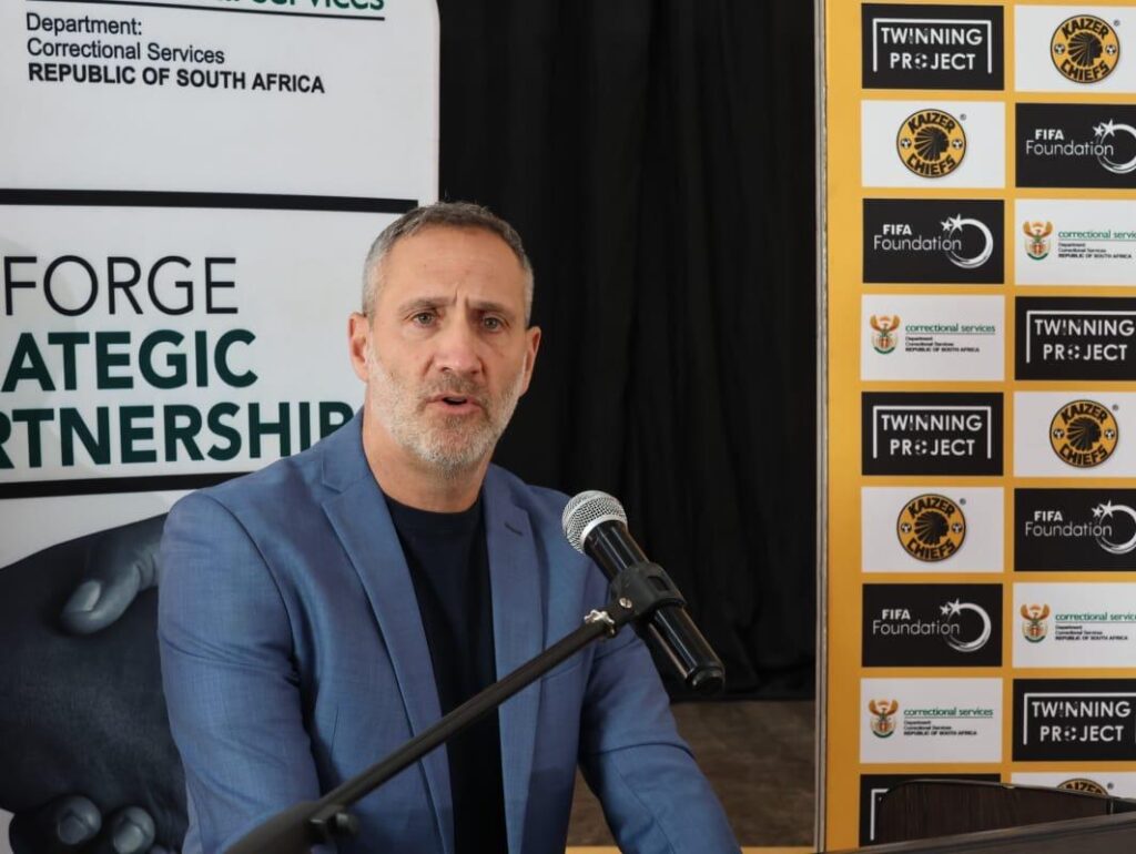 CEO of the Twinning Project and FIFA Foundation representative, Mr Freud Hilton MBE