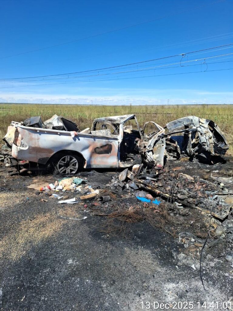 Horror crash in N12 Kimberley photos supplied 