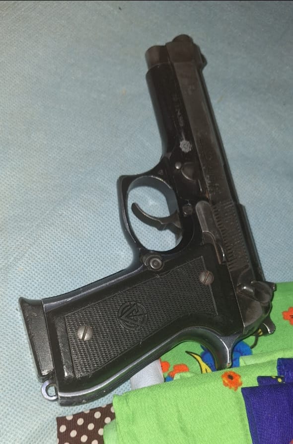 Firearm that was found on the suspect photo supplied 