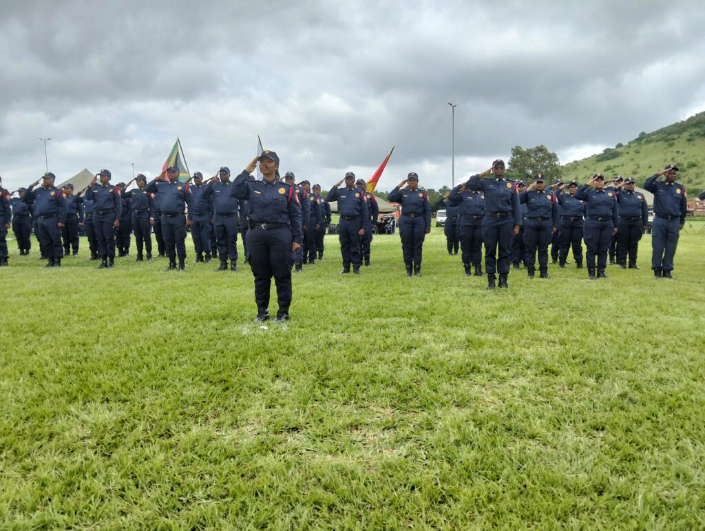 The city of Tshwane emergency services graduates photo by Dimakatso Modipa 