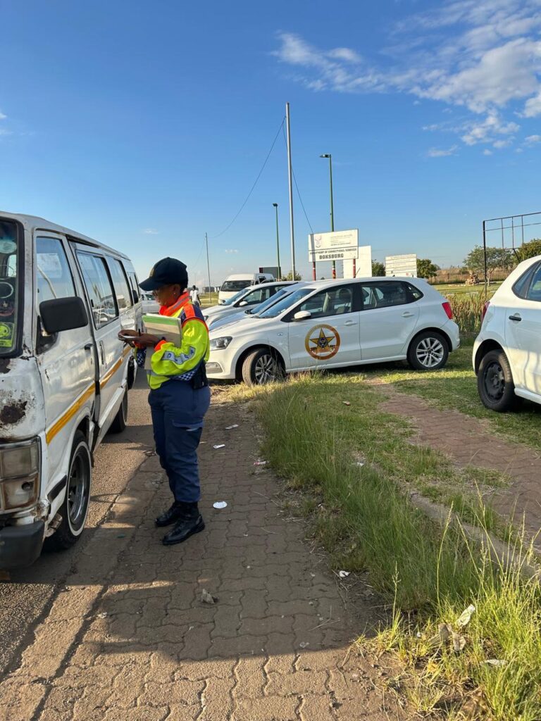 Gauteng law enforcement impound more than 100 minibuses photos supplied 