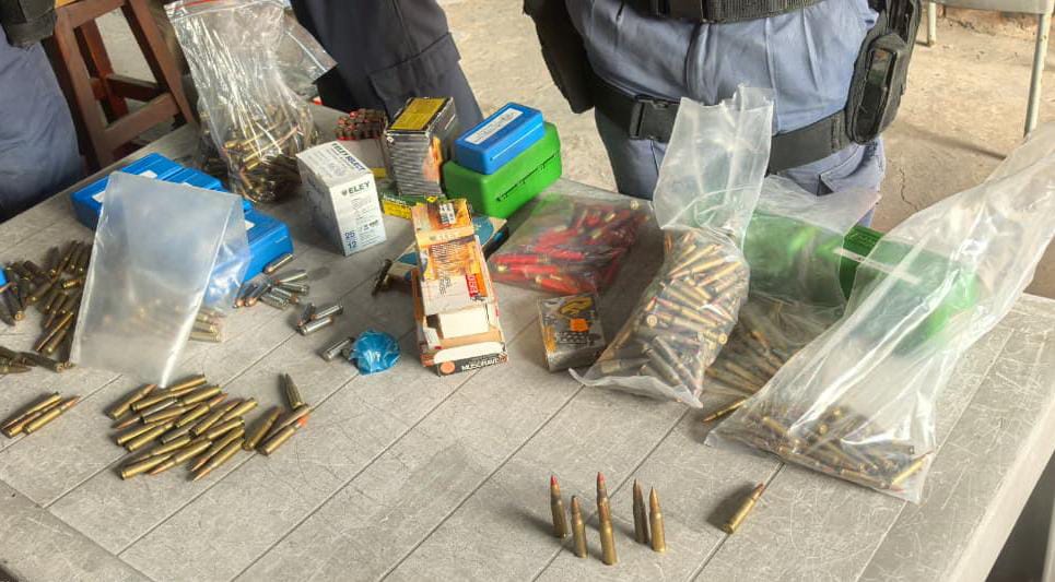 Some of the licence fire arm found at the dealers in Middleburg photos supplied 