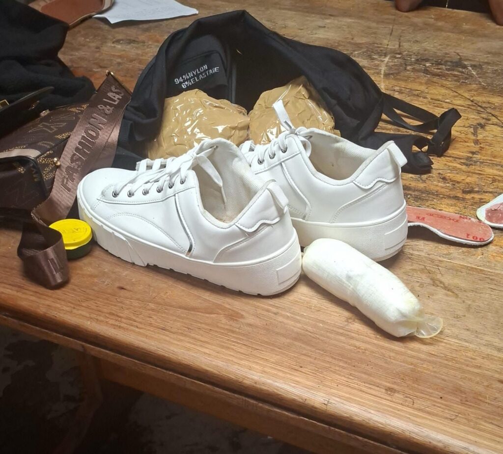 Drugs worth more than R5 million seize at OR Tambo and 5 female arrested photos supplied 