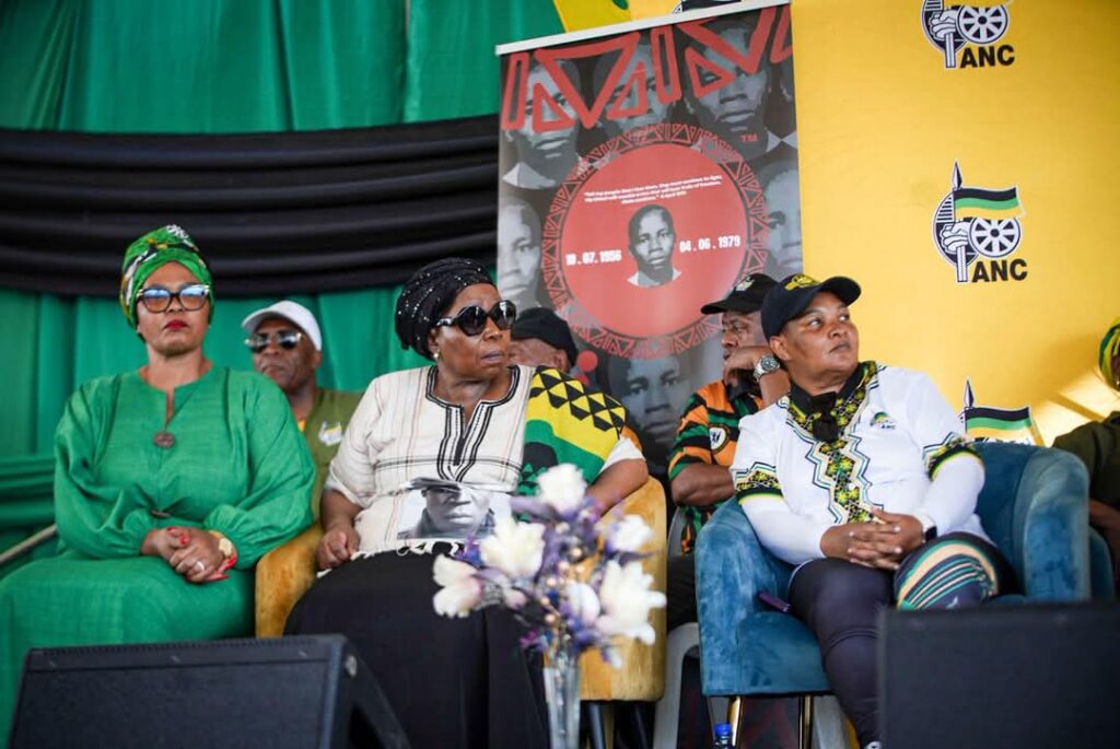 Leaders of ANC NEC, family of the late Solomon Mahlangu and members photos supplied 