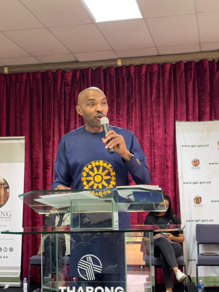 The City of Tshwane Speaker of Council, Cllr Mncedi Ndzwanana, engaged residents of Ga-Rankuwa during a human rights dialogue hosted by the Gauteng Provincial Legislature at Thabong Lodge photos supplied 
