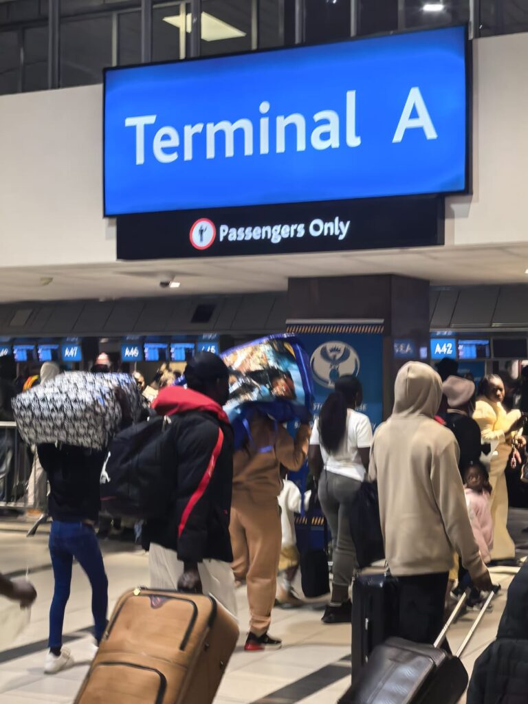 Ghana nation at O R Tambo International Airport going back home photo supplied 