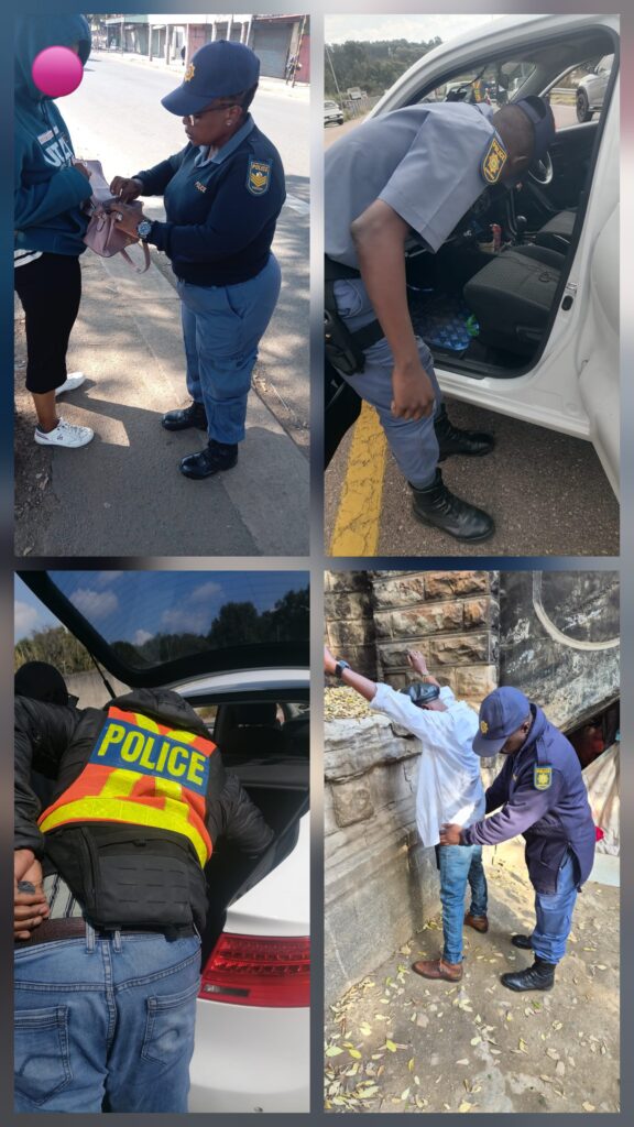 Pretoria Central SAPS hadd at work photos supplied 
