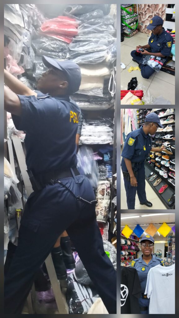 31-year-old Constable Pontsho Lophina Kekana, attached to the National Counterfeit and Illicit Goods Unit photos supplied 