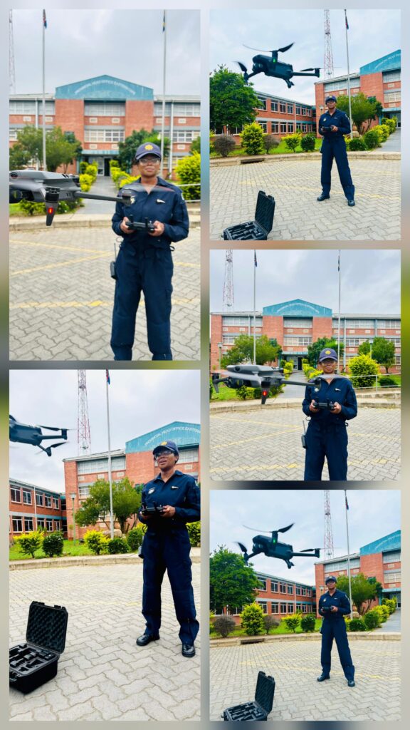 Sergeant Siphosethu Tyuwa, a Drone Operator and Airborne Law Enforcement Officer (ALEO) based in the Eastern Cape province
