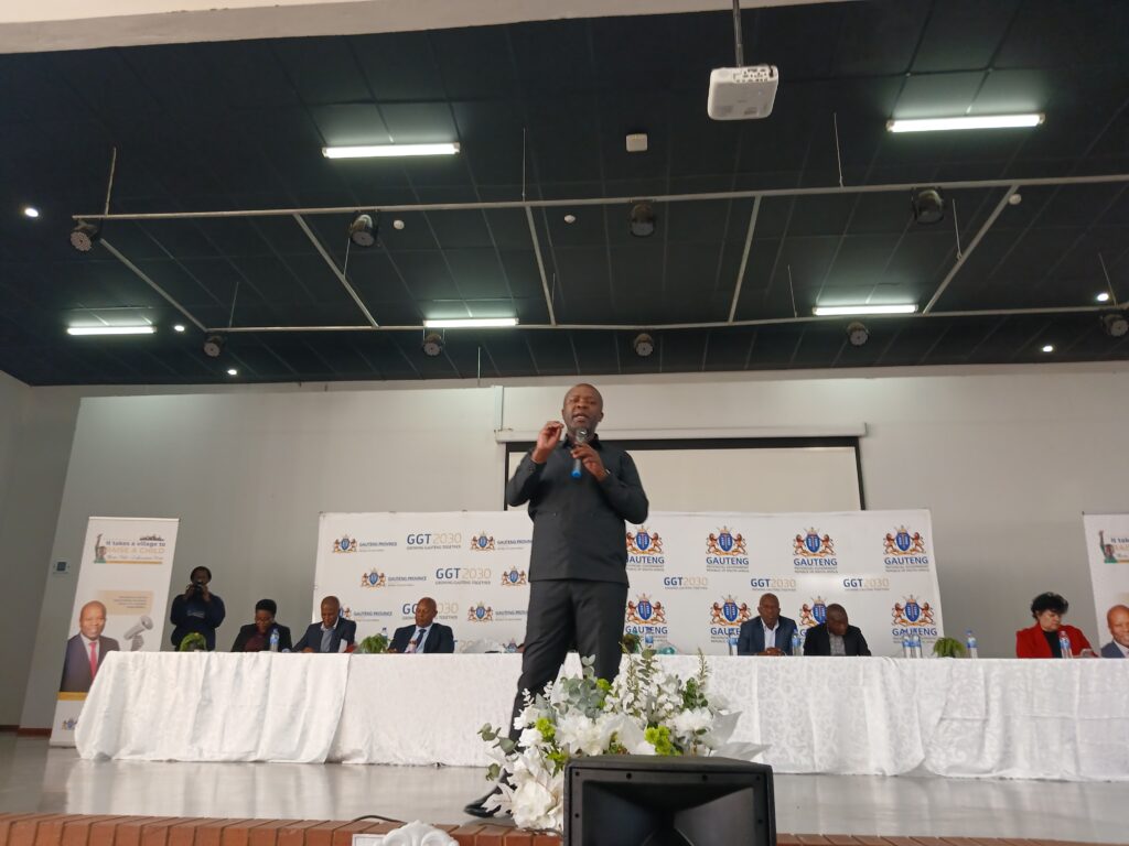 Gauteng MEC for Education, Sport, Arts, Culture and Recreation, Lebogang Maile photo by Dimakatso Modipa 