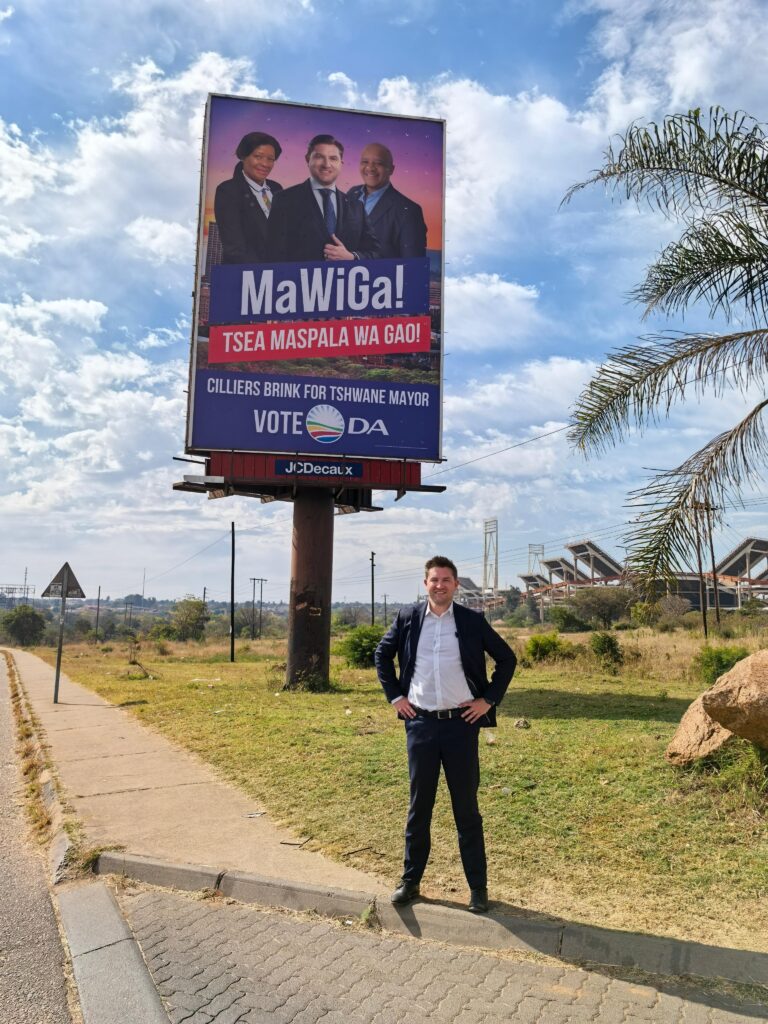 DA Tshwane Mayoral Candidate Cilliers Brink photos supplied by DA