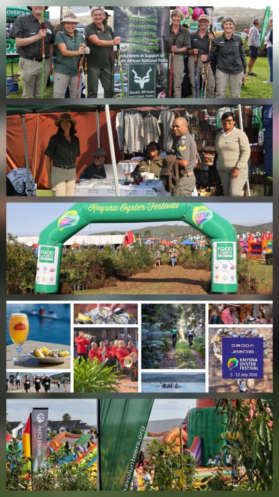 SANParks Honorary Rangers at the festival hub photos supplied 
