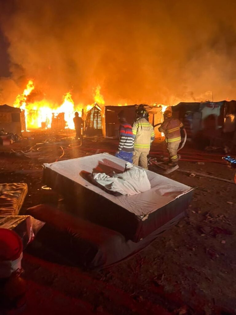 Informal Settlement in Centurion multiple shacks destroyed by fire photos supplied 