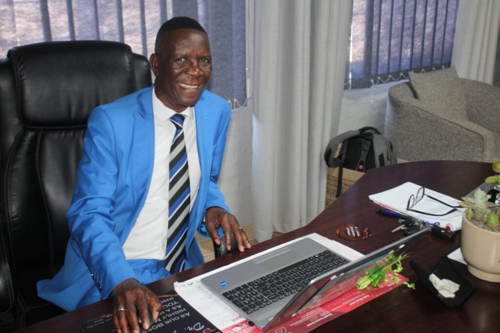 Dr Fannie Sebolela at work during his time as Executive Head at Curro Soshanguve Academy.