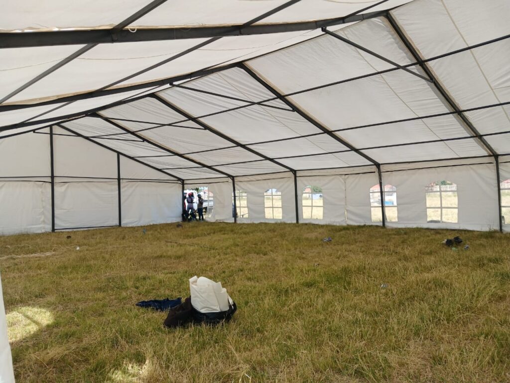 A beautifully crafted gazebo on standby for any memorable occasion