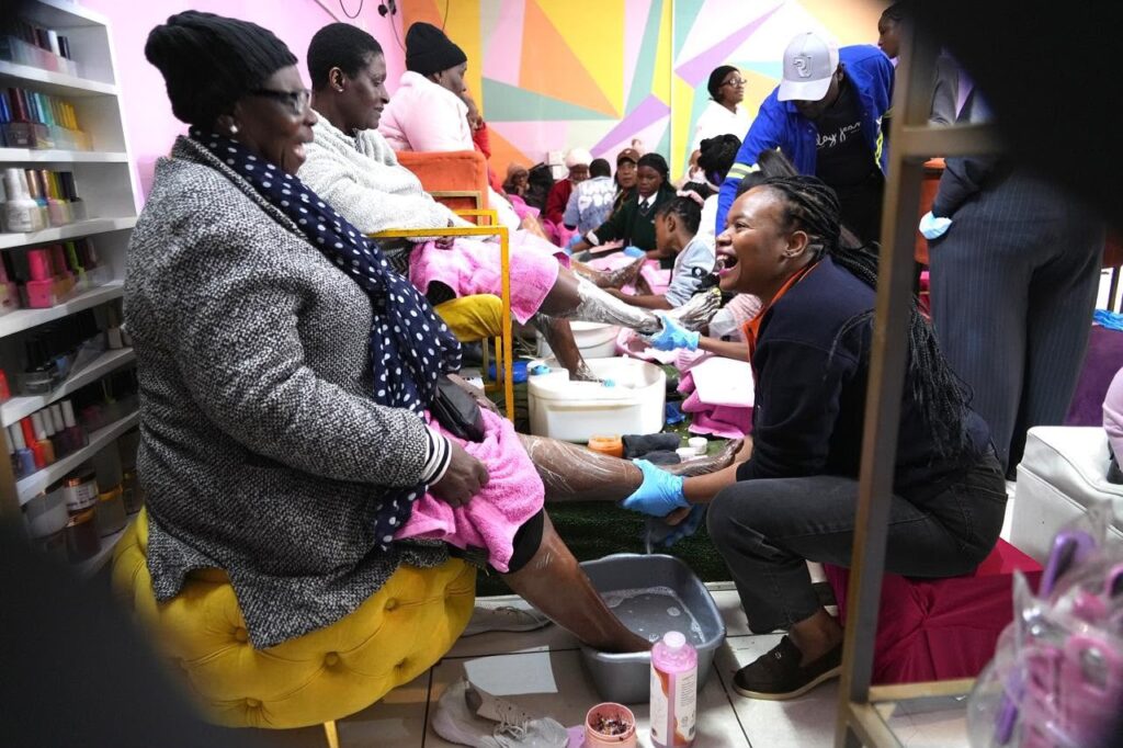Executive Mayor of city of Tshwane Dr Nasiphi Moya spend 67 minutes with elderly in Atteridgeville photos supplied 