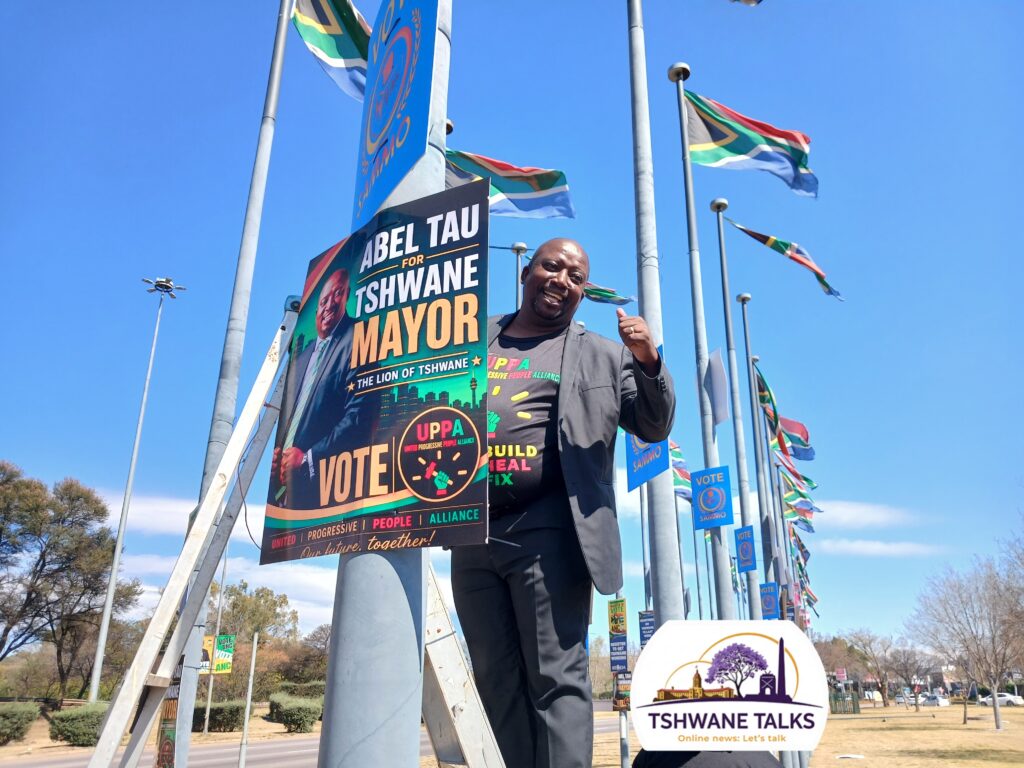 Abel Tau UPPA Tshwane Mayoral Candidate photo by Dimakatso Modipa 
