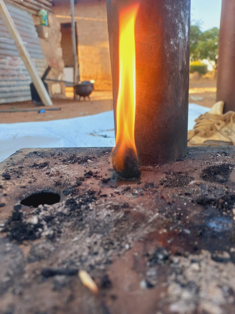 Fierce flames proving the end product is pure fire power