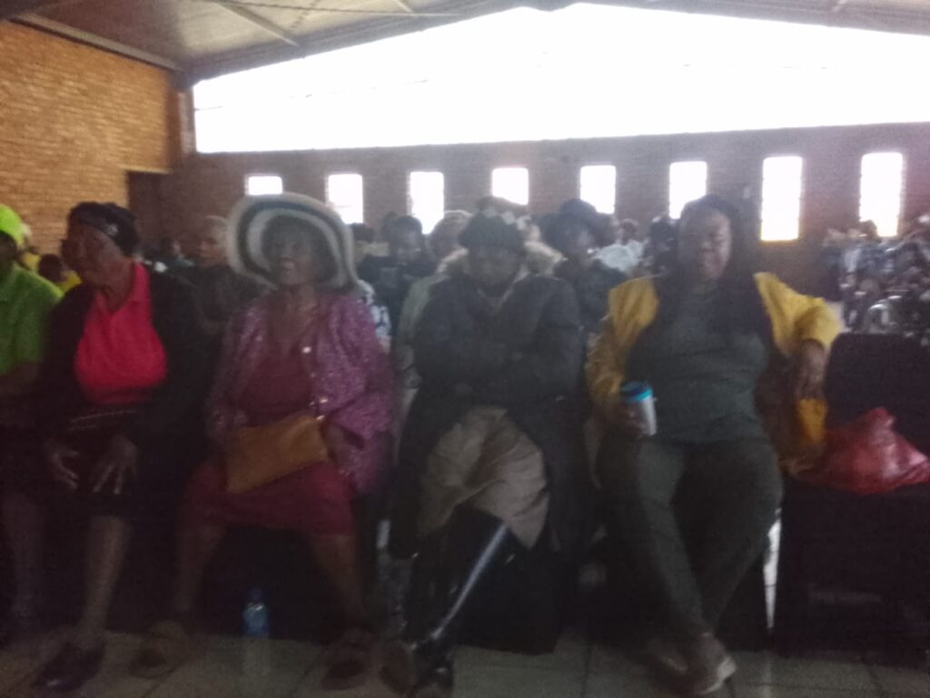Some of the residents who attended the Empower Izwe SA Imbizo