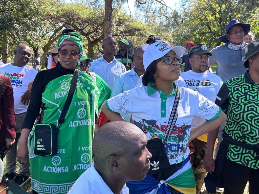 Founder and leader of the March and March Movement, Mrs Jacinta MaNgobese Zuma, and the Acting Chief Executive Officer of the SA First Forum, Mr Xolani Zuma, are allegedly facing imminent arrest