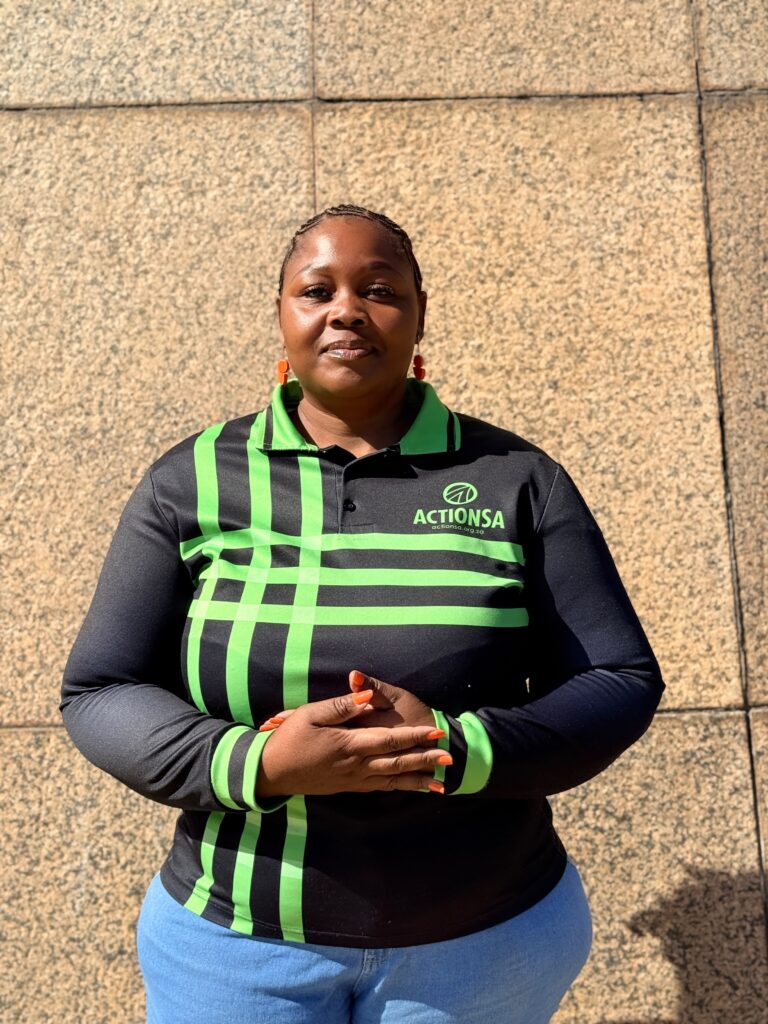 Neo Lekalakala councilor candidate for ActionSA in ward 88 Soshanguve and also SGB chairperson at Pulamadibogo Primary school in block P 