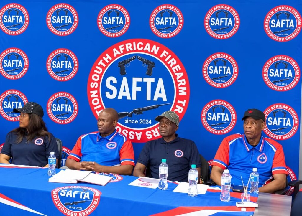 SAFTA members addressing the media on Friday