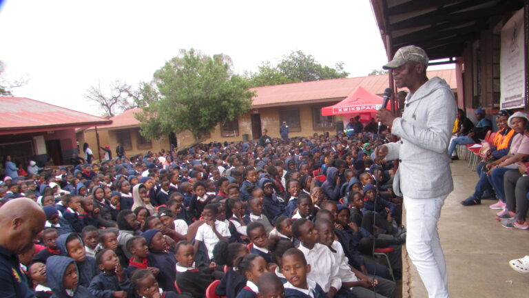 chairperson of Vhathu Phanda community forum addressing issue of mental illness in Kutumela Molifi primary school in Doenkerhoek, Tshwane