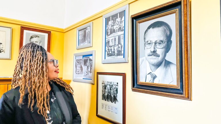 Gauteng MEC for Health and Wellness, Nomantu Nkomo-Ralehoko tking a tour at the first of its kind Mental Health Museum in Weskoppies Psychiatric Hospital in Tshwane.