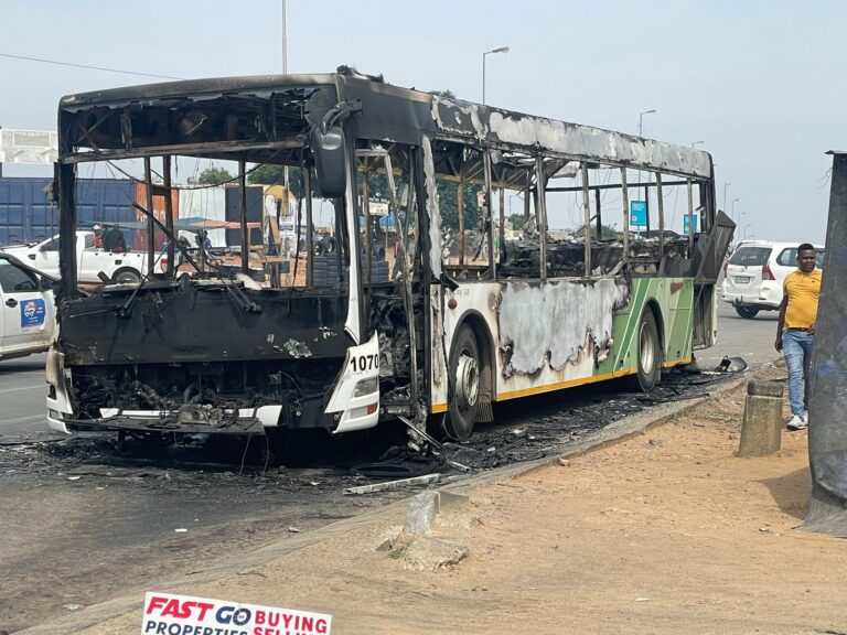 Tshwane Bus Services that were torched on Friday at Olievenhoutbosch, Tshwane