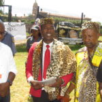 FISA president Kgoshi General Nthai Monnye Malatji addressing the traditional leader's photo by Dimakatso Modipa