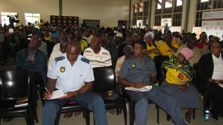 Community of Jukulyn in Soshanguve at the imbizo photo by Dimakatso Modipa