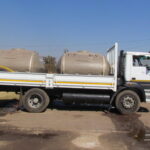 Water tanker truck in Ikageng community hall in Mamelodi east photo by Dimakatso Modipa