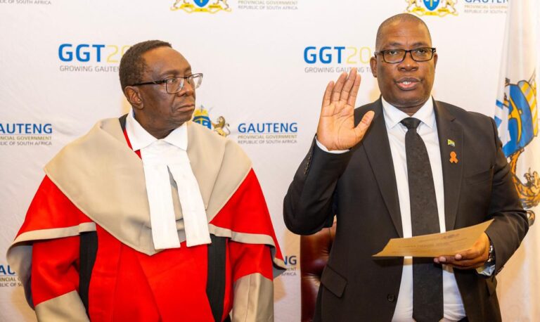 Gauteng Premier Panyaza Lesufi
