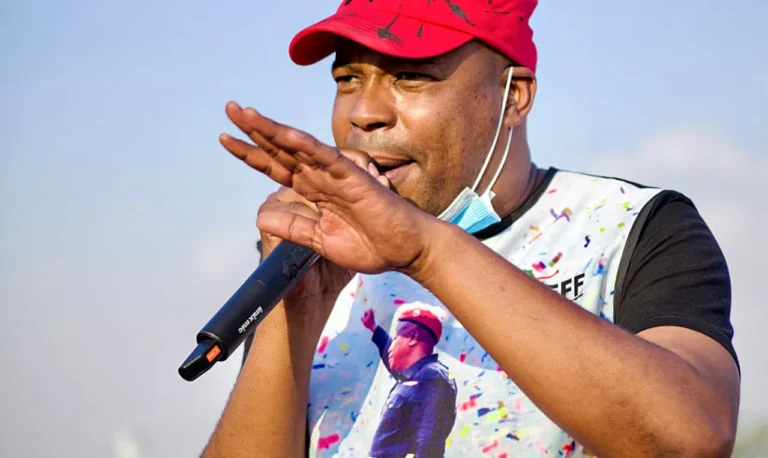 EFF Tshwane region chairperson Obakeng Ramabodu