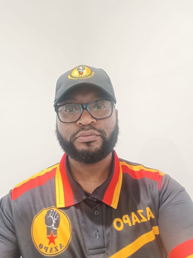 Asanda Swaartbooi AZAPO Secretary General