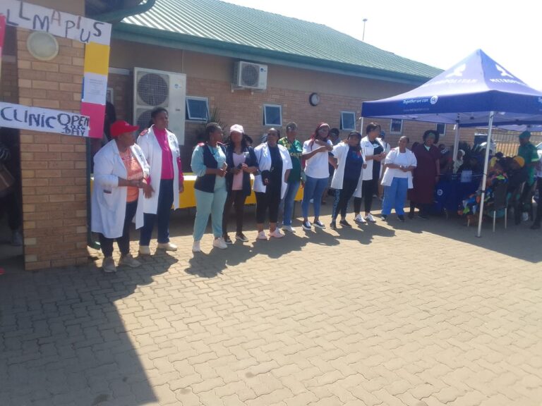 The Nellmapius clinic staff during the mental health awareness