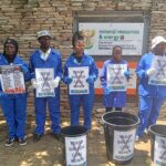 Vaal residents protest outside department of mineral resource and energy in Pretoria photos by Dimakatso Modipa