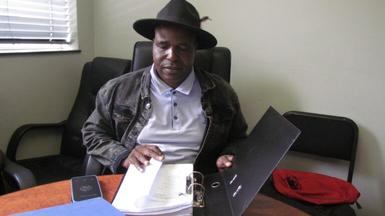 SAMWU Tshwane Regional Chairperson Ngwako Mathabathe photo by Dimakatso Modipa