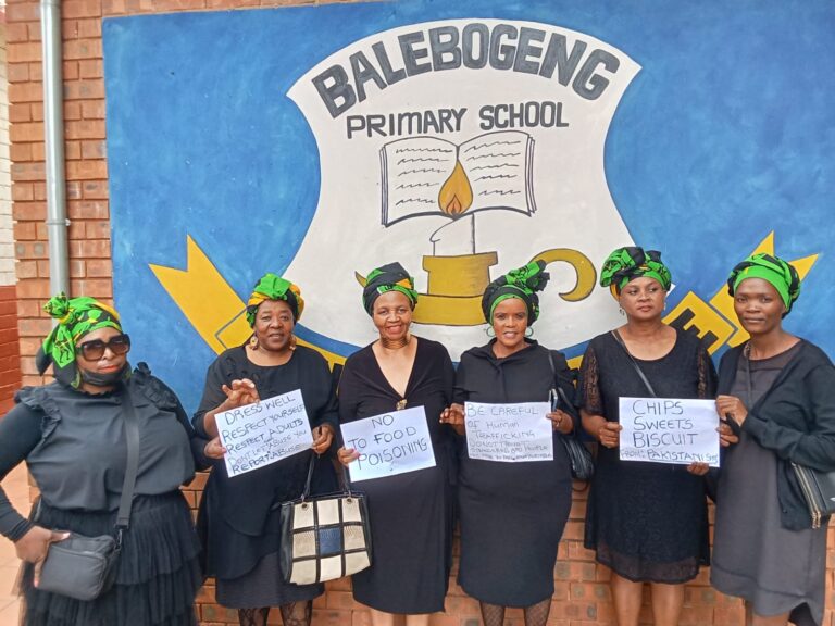 MK Party women's wing, known as Omame We Mkhonto We Sizwe are Annie Matime, Nomvula Masilela, Germinah Mlangeni, Zandile Phatshoane, Dinah Mathosi and Johanna Kekana photo by Dimakatso Modipa
