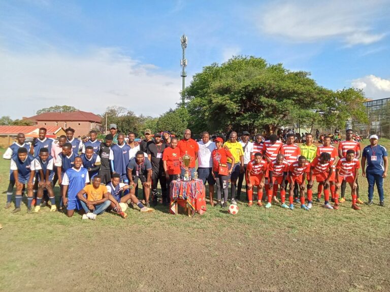 Enzo Musketeers FC, won the soccer tournament by beating Shoprite FC 4-1