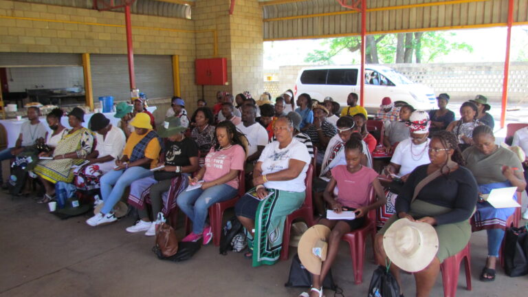 Mamelodi traditional healers at the South African National Biodiversity Institute (SANBI) 8th annual Citizen Science Awareness Workshop at Moretele Park in Mamelodi on Tuesday photo by Dimakatso Modipa