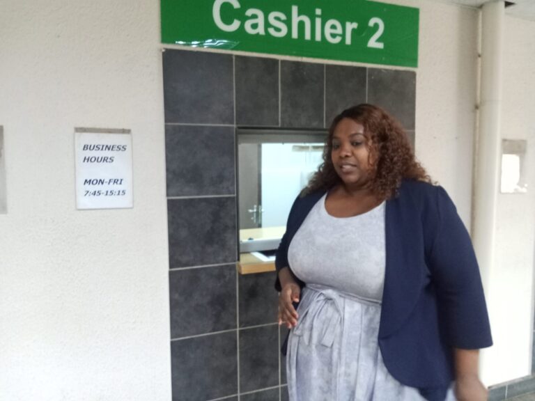 Former City of Tshwane MMC for Corporate and Shared Services Kholofelo Morodi in Mamelodi municipality offices photo by Dimakatso Modipa