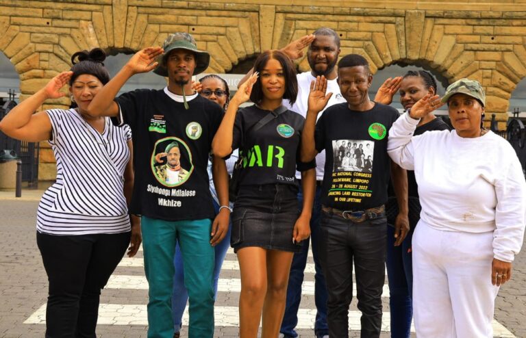 Patriots of South Africa at the Union Buildings in Pretoria