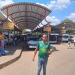 Pretoria United Long-Distance Taxi Association (PULDTA) Public Relations Officer (PRO) Groot Sithole at Dr Savage taxi rank in Pretoria CBD photo by Dimakatso Modipa