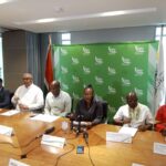 City of Tshwane mayor Dr Nasiphi Moya addressing members of the media photo by Dimakatso Modipa