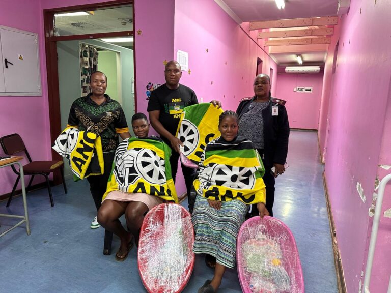 Benevolent Deputy Chief Whip of ANC Councillors Seabelo Marishane celebrated the ANC's 113th birthday with new-born babies at the Stanza Bopape Clinic as well as at the Mamelodi Regional Hospital on Wednesday
