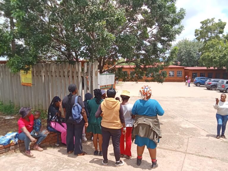 Parents at Jafta Mahlangu high school in Mamelodi west