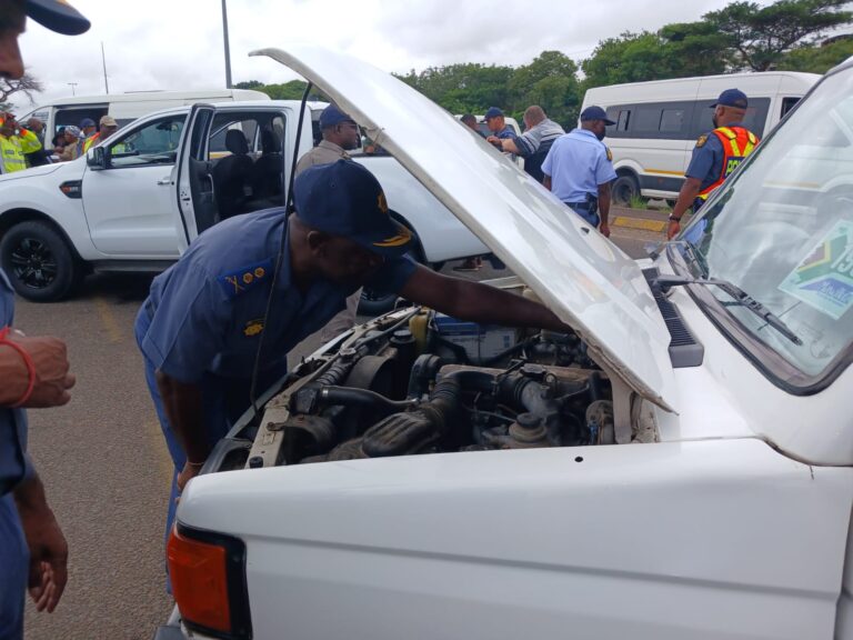 Major-General Samuel Thine, District Commissioner of Tshwane at Operation Shanela in Mabopane