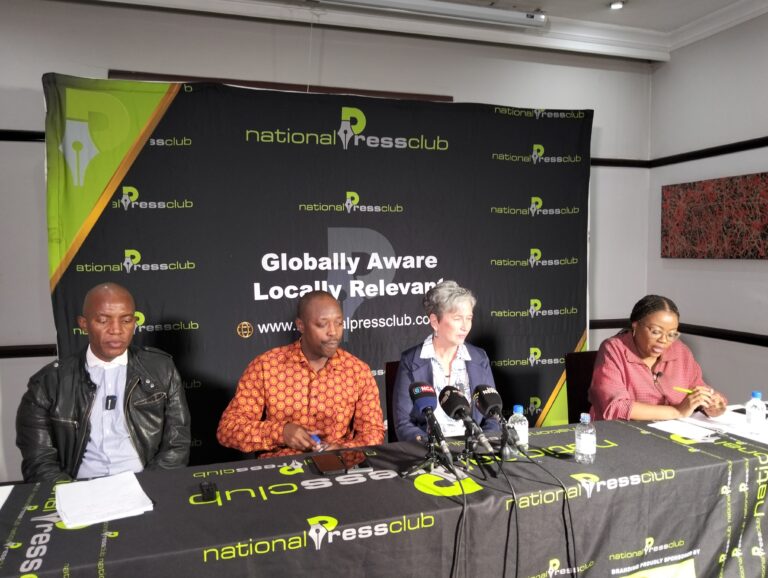 The African Media and Communicators Forum (AMCF) and the National Press Club (NPC) members photo by Dimakatso Modipa